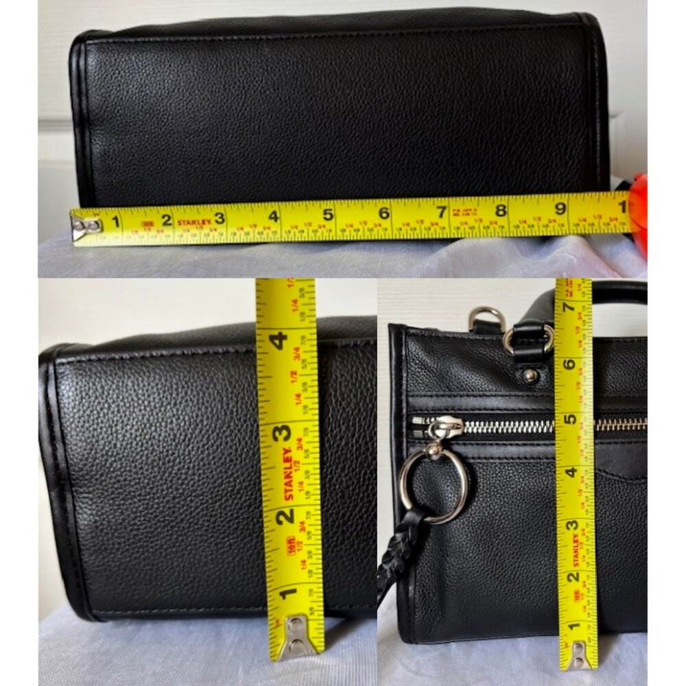 Rebecca Minkoff Micro Bedford Zip Satchel Black - Picture 13 of 16